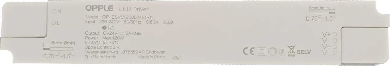 TECHNOLUX LEDDriver 24V-120W 820009008100