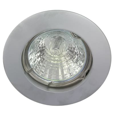 TECHNOLUX Inbouwspot vast rond 12V 50W MR16 78mm chroom mat IP20 inbouw Ø62 ALU55849