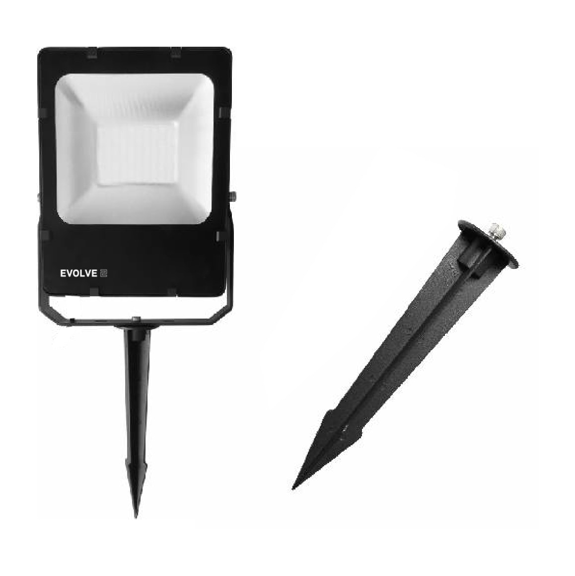 TECHNOLUX Grondpin voor Evolve 27cm zwart EVSPIKE
