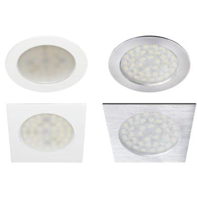 TECHNOLUX KACI R-B 3W 350Lm 3000K 100° IP44 Geborsteld aluminium KC211R25