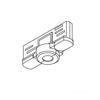 TECHNOLUX LA-50 compacte Universele adapter polycarbonaat wit RAL9016 LA-50N