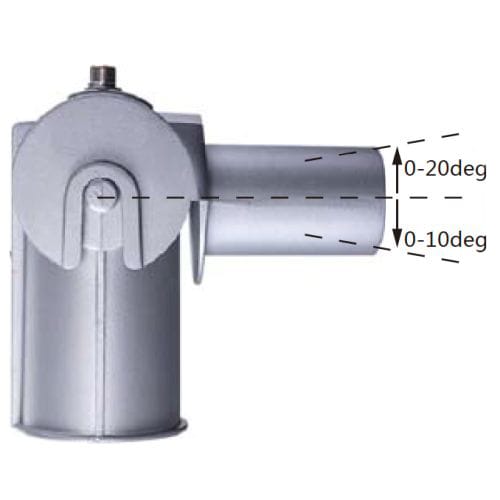 TECHNOLUX Streetlight adapter 90° 60mm richtbaar LDMA90