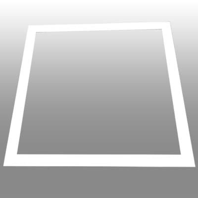 TECHNOLUX Inbouwframe QT LED paneel 60x60 RAL 9016 QTRF6060W