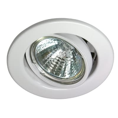 TECHNOLUX Inbouwspot richtbaar rond 12V 50W 89mm wit IP20 inbouw Ø68 R55051