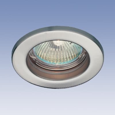 TECHNOLUX Inbouwspot rond vast 12V 50W MR16 80mm edelstaal IP20 R55080