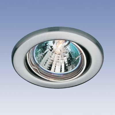 TECHNOLUX Inbouwspot rond richtbaar 12V 50W MR16 82mm edelstaal IP20 R55090