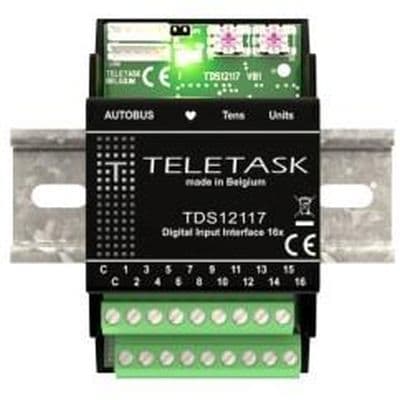 TELETASK DIGITALE INGANGSINTERFACE 16 KANALEN TDS12117