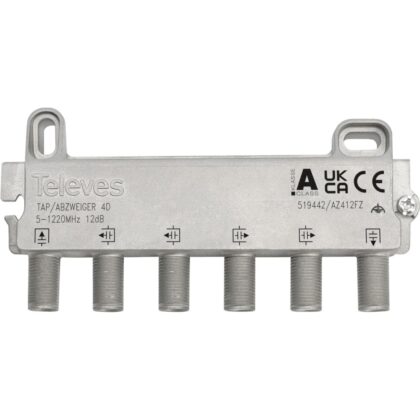 TELEVES 2-wegaftakking 5-1220 MHz AD: 12 dB AZ412FZ