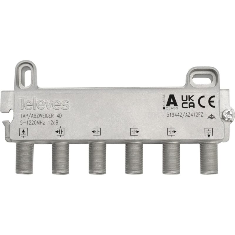 TELEVES 2-wegaftakking 5-1220 MHz AD: 12 dB AZ412FZ