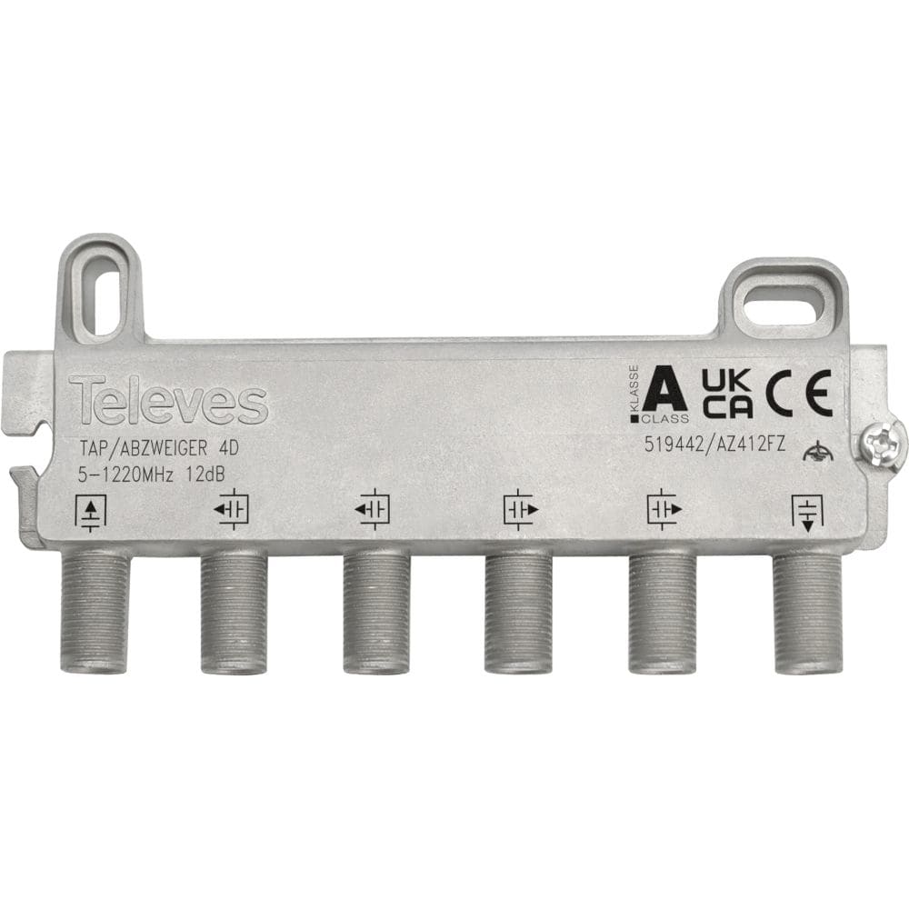 TELEVES 2-wegaftakking 5-1220 MHz AD: 12 dB AZ412FZ