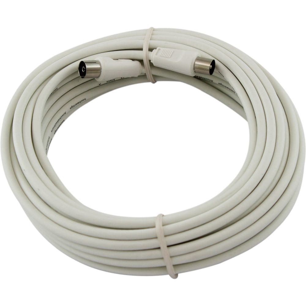 TELEVES Aansluitkabel IEC 10m met IEC connectoren wit TAK90100G