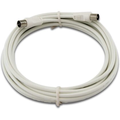 TELEVES Aansluitkabel IEC 5m met IEC connectoren wit TAK9050G