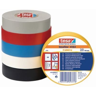 TESA Isolatietape 4163 19mm x 33m zwart 04163-00000-07