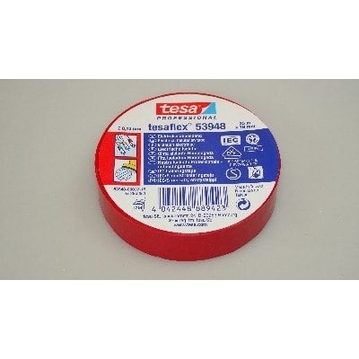 TESA Isolatietape 53948 15mm x 10m rood 53988-00017-01