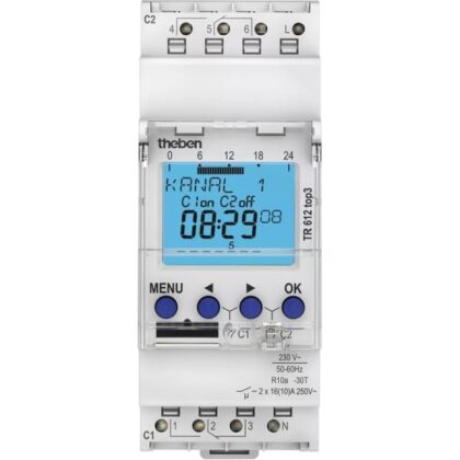THEBEN Digitale klok 24U/7D 230V 45-60HZ 2CO 16A 10059