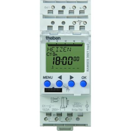 THEBEN Klokthermostaat zonder voeler 230V 50-60HZ 6-30°C 1CO 10A 4465