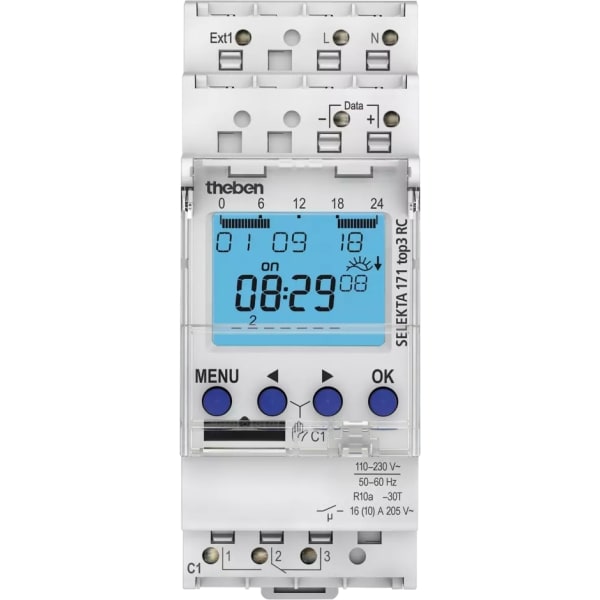 THEBEN Digitale astronomische klok 230V 50-60HZ 1CO 16A 9732