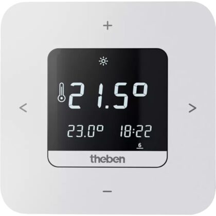 THEBEN Klokthermostaat programmeerbaar - bewaken/regelen ruimtetemperatuur ART005108