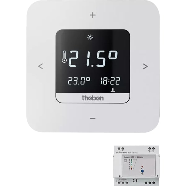 THEBEN Digitale klokthermostaat + ontvanger 2x1