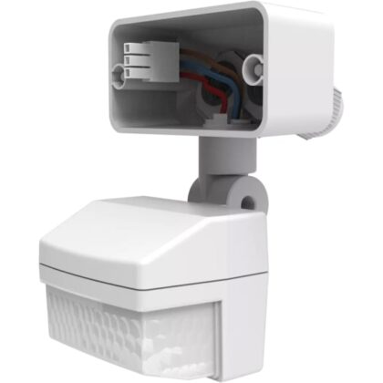 THEBEN Bewegingsmelder en lichtsensor buiten WIT opbouw 180° 12m IP65 ART010710