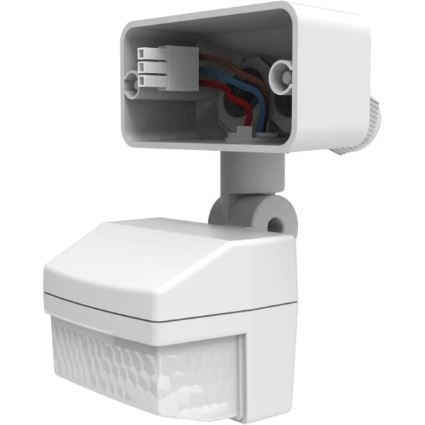 THEBEN Bewegingsmelder en lichtsensor buiten WIT opbouw 180° 12m IP65 ART010710