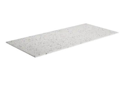 Klaire solid tablet 900 x 460 x 9 mm - terrazzo - inkortbaar afvoer/kraangat zelf te voorzien TOP.SS.0900.F007