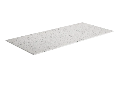 Klaire solid tablet 900 x 460 x 9 mm - terrazzo - inkortbaar afvoer/kraangat zelf te voorzien TOP.SS.0900.F007
