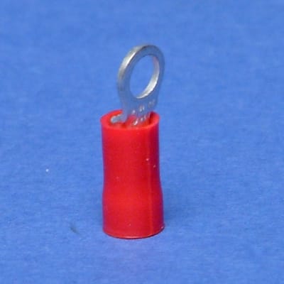 TYCO-AMP RINGKABELSCHOEN M3 ROOD 0