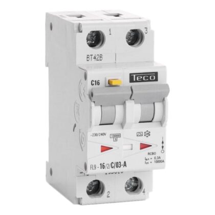 Teco Diff. aut. Teco 2p 16A Courbe C Type A 300mA FL9162C03A