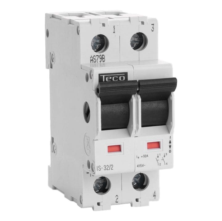 Teco Scheiderschakelaar Teco 2P 32A IS322