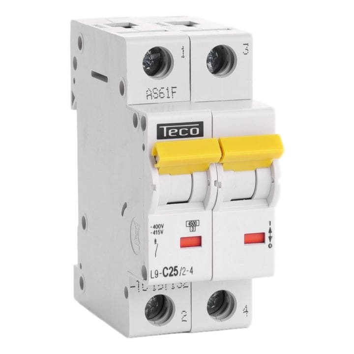 Teco Automaat Teco 2P 25A 4