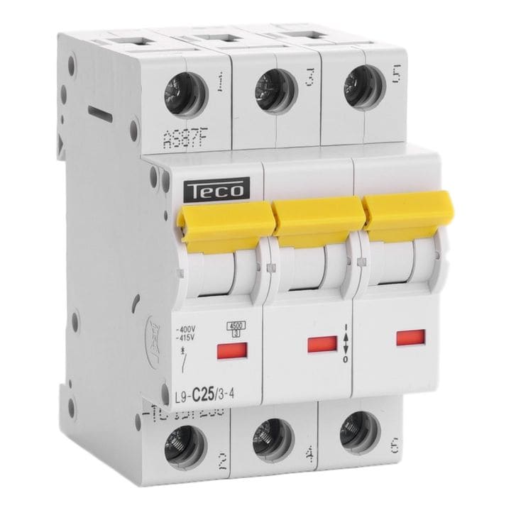 Teco Automaat Teco 3P 25A 4