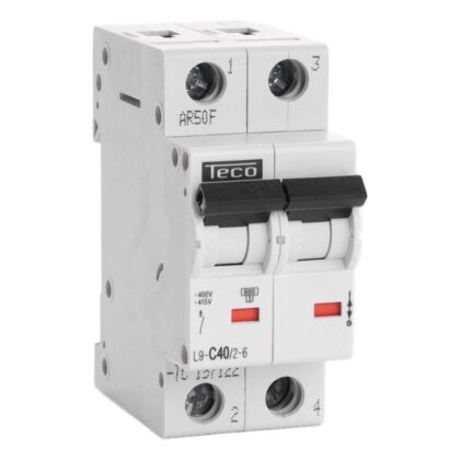 Teco Automaat Teco 2P 40A 6kA Curve C L9C4026
