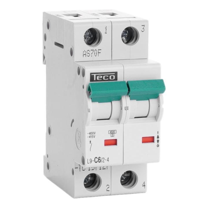 Teco Automaat Teco 2P 6A 4
