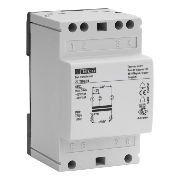 Teco Beltransformator Teco 24VA 230VAC-12/24VAC Z7TRG24