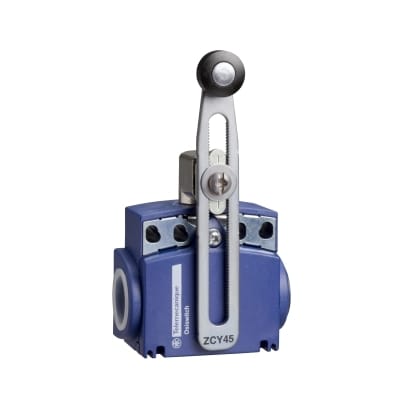 Telemecanique Sensors standschakelaar XCK-T - hefboom met rol met instelbare lengte - 1 NC + 1 NO XCKT2145P16