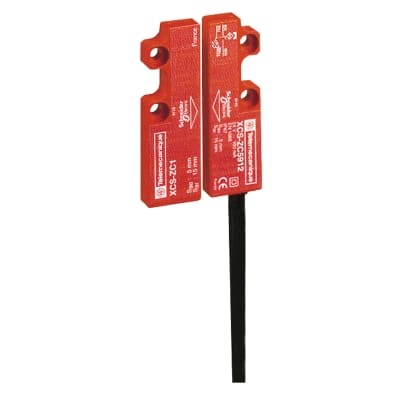 Telemecanique Sensors Gecodeerde magnetische schakelaar rechthoekige 51x16x7 - 1NO + 1NC - 2 m kabel XCSDMC5902