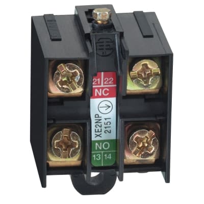 Telemecanique Sensors contactblok voor afslagschakelaar - XE2 - 1 NC + 1 NO - aansluitklemmen XE2NP2151