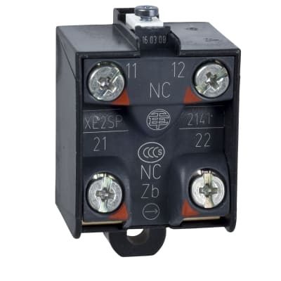 Telemecanique Sensors contactblok voor eindschakelaar - XE2 - 2 NC - aansluitklemmen XE2SP2141