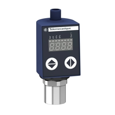 Telemecanique Sensors Druksensoren XMLR - 1 bar - 1/4   18 NPT - 24VDC - 4..20mA - PNP - M12 XMLRM01G1P26