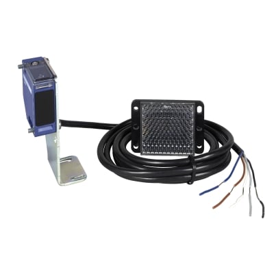 Telemecanique Sensors fotocel 7m + reflector 50x50 + kabel 2m 24-240 VACDC IP65 XUK1ARCNL2H60