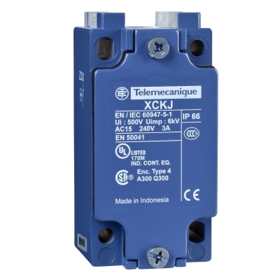 Telemecanique Sensors lichaam standschakelaar - ZCK-J - 1NC+1NO - schroefklemmen ZCKJ1