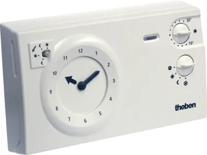 Theben Ruimteklokthermostaat Theben RAM dag- of weekklok klasse II 722 RAM722