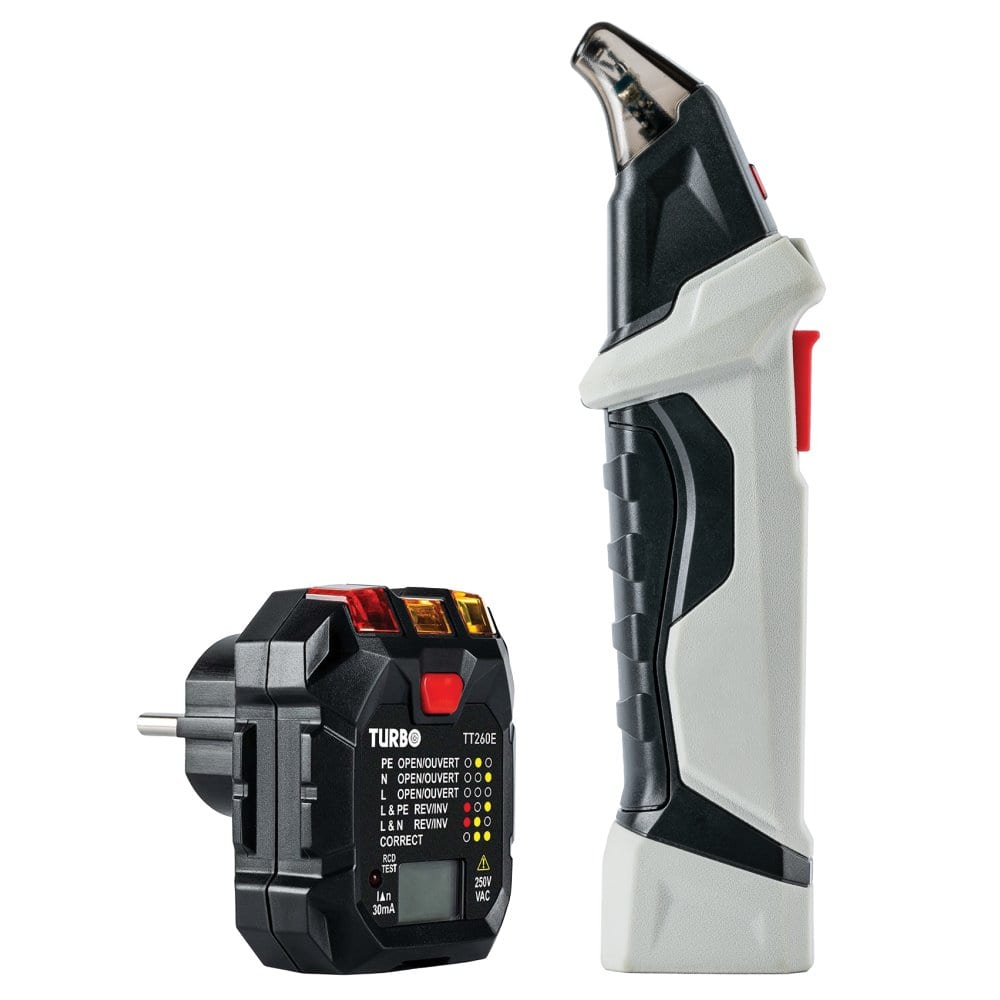 Turbotech Zekeringzoekerset met stopcontacttester A91030396