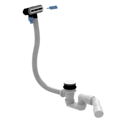 Villeroy & Boch Loop & Friends Marina Afvoer-overloopcombinatie - wit mat U909691RW