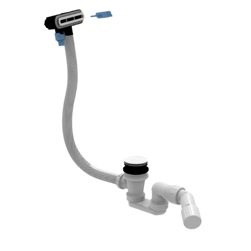 Villeroy & Boch Loop & Friends Marina Afvoer-overloopcombinatie - wit mat U909691RW