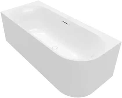Villeroy & Boch Loop & Friends Marina bad back-to-wall links 1800 x 800 mm - wit mat UBA180MAR9CL00V-RW