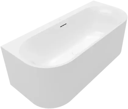 Villeroy & Boch Loop & Friends Marina bad back-to-wall 1800 x 800 mm - wit mat UBA180MAR9CS00V-RW
