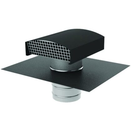 UBBINK Dakdoorvoer UBVENT antraciet - Ø160 - afzuigdebiet 420m³/h aanzuigdebiet 245m³/h 0120041