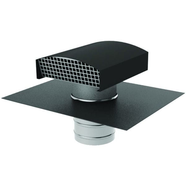 UBBINK Dakdoorvoer UBVENT antraciet - Ø160 - afzuigdebiet 420m³/h aanzuigdebiet 245m³/h 0120041